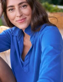 PATRICK Royal Blue, Heritage Jersey -Frank And Eileen Shop 105 WATERFORD NAVY LAB510HJ RYBU Model RayRoberts2023 24RE 0601 sRGB