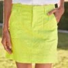 JAMESON SKIRT Limoncello, Italian Performance Linen