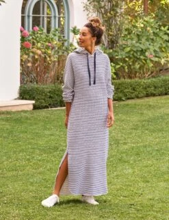 JAMES Navy French Stripe, Triple Fleece