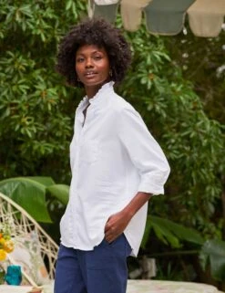 EILEEN RUFFLE White, Famous Denim -Frank And Eileen Shop 11 RUFFLEEILN WCD JAMESON SNVL MILAN SU25 JUNE 2272 sRGB