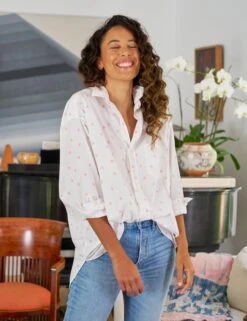 SHIRLEY Pink Messy Heart, Superfine 9 SHIRLEY Pink Messy Heart, Superfine -Frank And Eileen Shop 12 SHIRLEY PKHR MONAGHAN 1990 Model PalomaJonas 24RE 0208 sRGB