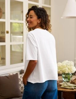 PERRY White, Heritage Jersey 9 PERRY White, Heritage Jersey -Frank And Eileen Shop 15 LAB249HJ WHT WVILLAGE 1984 PALOMA SP25 MAY 4058 sRGB