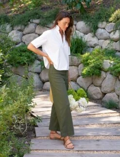 WEXFORD Hunter Green, Italian Performance Linen -Frank And Eileen Shop 17 LAB227hj WHT WEXFORD HUNL RAY SU25 AUGUST 0163 sRGB