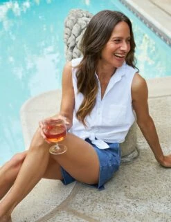 FIONA RUFFLE White, Famous Denim