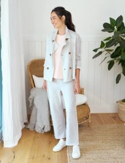 MILAN TRAVEL SET Heather White Melange