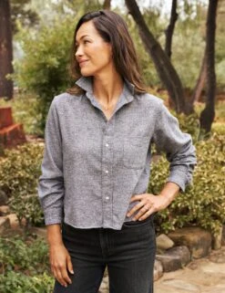 SILVIO Heather Black, Flannel