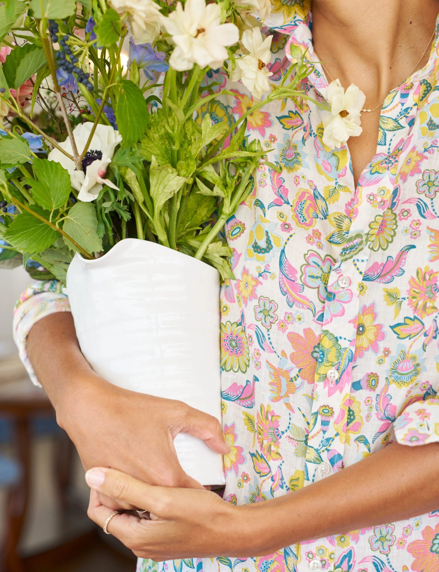 HUNTER Multi Color Floral, Classic Linen 2 HUNTER Multi Color Floral, Classic Linen - Image 2