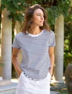 THEO Navy French Stripe, Heritage Jersey