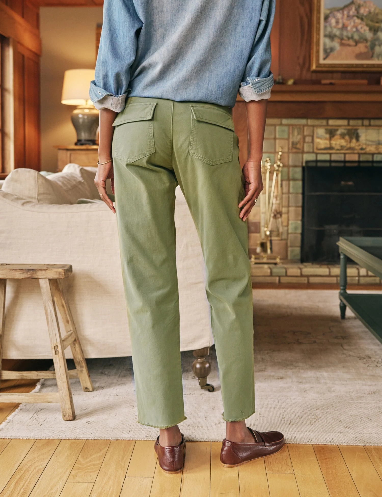 BLACKROCK Army, Italian Peached Twill 2 BLACKROCK Army, Italian Peached Twill - Image 2