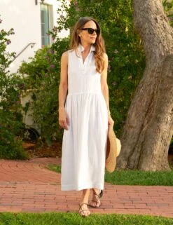 DAPHNE White, Washed Linen