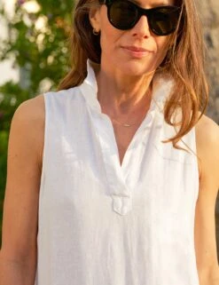 DAPHNE White, Washed Linen -Frank And Eileen Shop 26 DAPHNE WTLN Simone Norblom 24SU 3011 sRGB