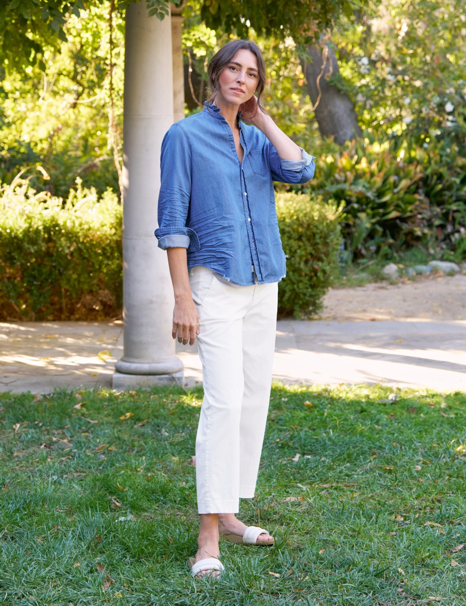 EILEEN RUFFLE Vintage Stonewashed Indigo, Famous Denim 5 EILEEN RUFFLE Vintage Stonewashed Indigo, Famous Denim - Image 5