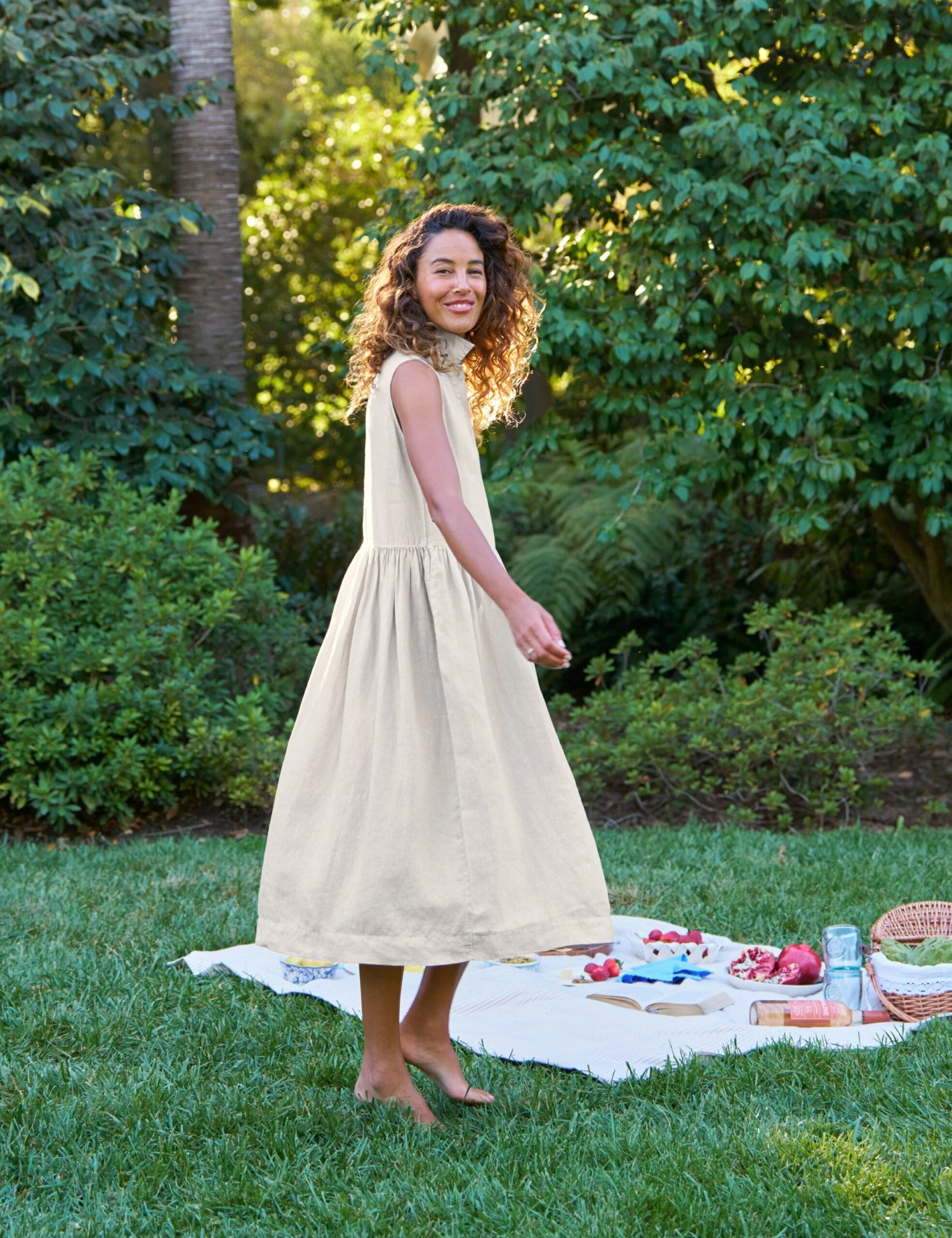 DAPHNE Sand, Washed Linen 5 DAPHNE Sand, Washed Linen - Image 5