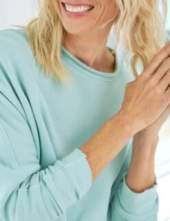 ANNA Seafoam, Triple Fleece -Frank And Eileen Shop 27 LAB635TF SLTW LAB516NTF SEFO Model Kristine Szabo 24SP 1131 sRGB