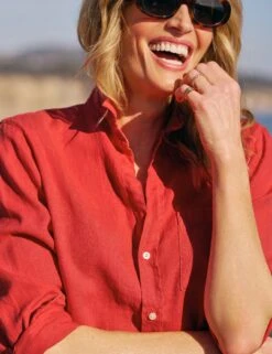 RORY Summer Red, Washed Linen -Frank And Eileen Shop 27 RORY NRLN BERI 25SP May 2202 sRGB