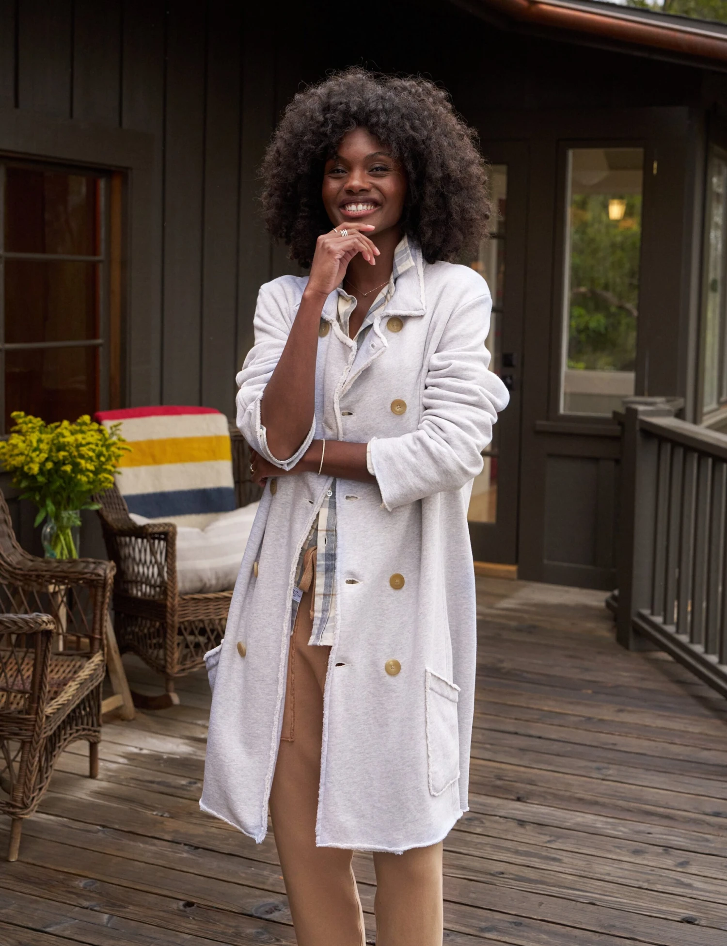 TIPPERARY Gray Melange, Triple Fleece 1 TIPPERARY Gray Melange, Triple Fleece