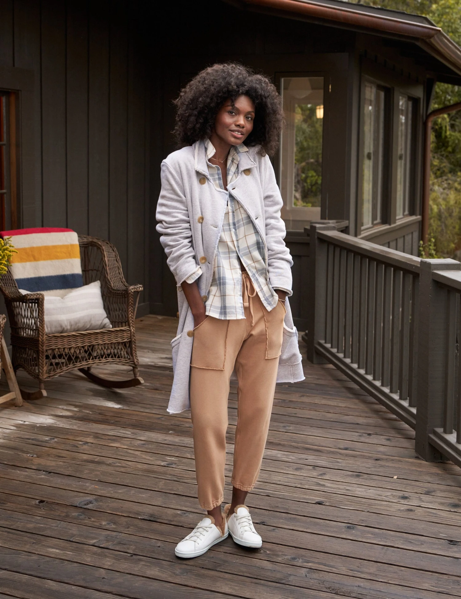 TIPPERARY Gray Melange, Triple Fleece 5 TIPPERARY Gray Melange, Triple Fleece - Image 5