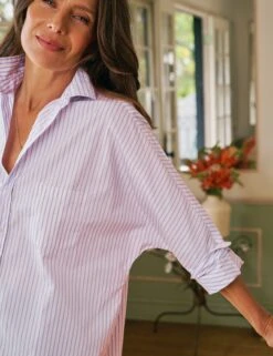 OONA Light Purple Stripe, Superluxe -Frank And Eileen Shop 35 OONA LPRT JAMESONSK 1968 SIMONE SU25 JUNE 3280 sRGB