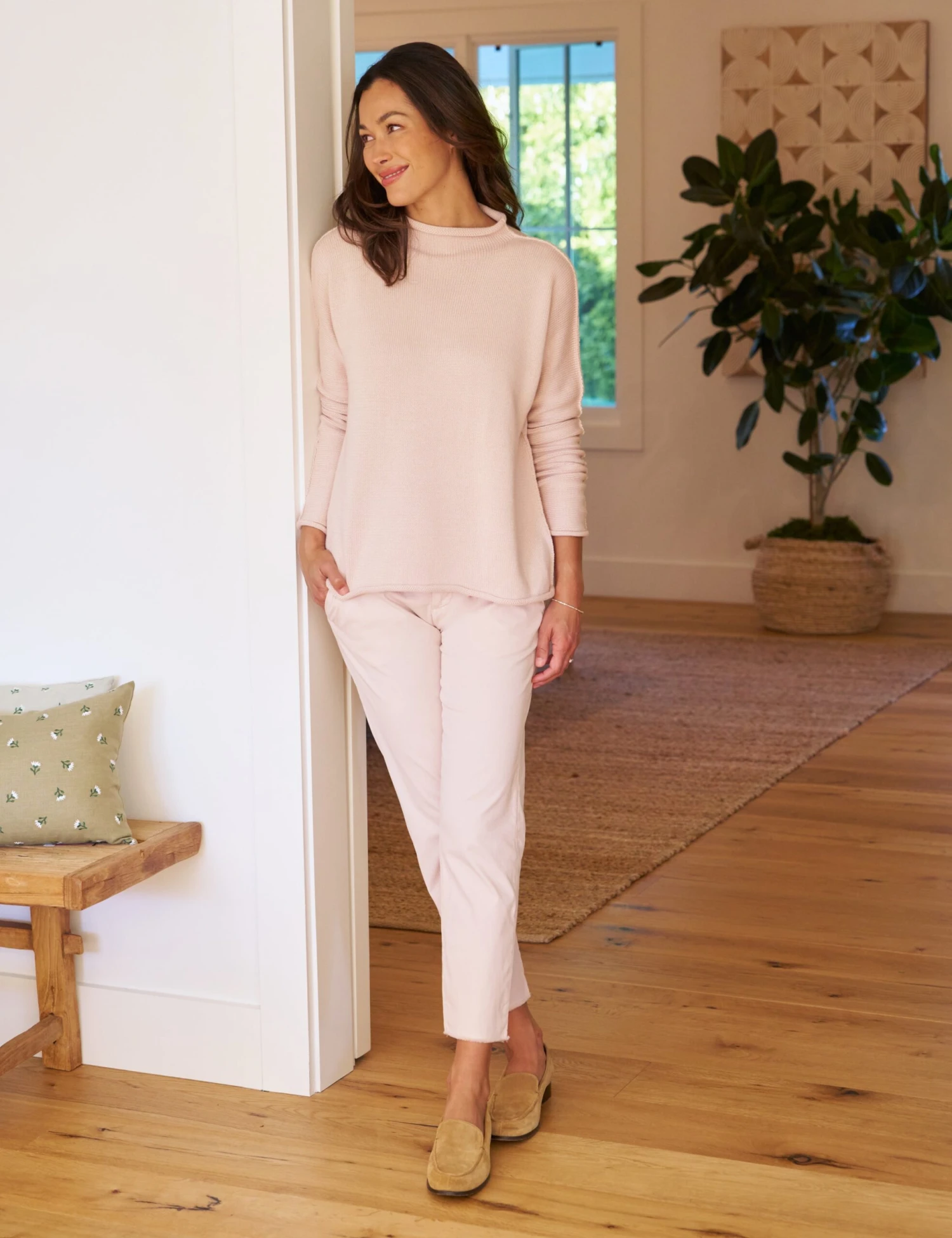 MONTEREY Vintage Rose, Pure Italian Cotton 5 MONTEREY Vintage Rose, Pure Italian Cotton - Image 5