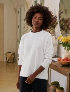 MONTECITO SWEATER White, Pure Italian Cotton 9 MONTECITO SWEATER White, Pure Italian Cotton -Frank And Eileen Shop 4 SWEATER02 WHTK LAB649TF BRNV MILAN 25FA SEPTEMBER 0225 sRGB