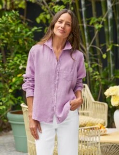 EILEEN Lilac, Washed Linen