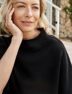 AUDREY Black, Triple Fleece 6 AUDREY Black, Triple Fleece -Frank And Eileen Shop 43 LAB228TF BLK WICKLOW 1977 Model Kristine Szabo 3949 v1 sRGB