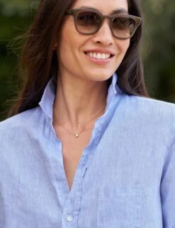 EILEEN Light Blue, Classic Linen 6 EILEEN Light Blue, Classic Linen -Frank And Eileen Shop 45 WATERFORD NAVY EILEEN LBL Jessica Mau 24SP 5321 sRGB