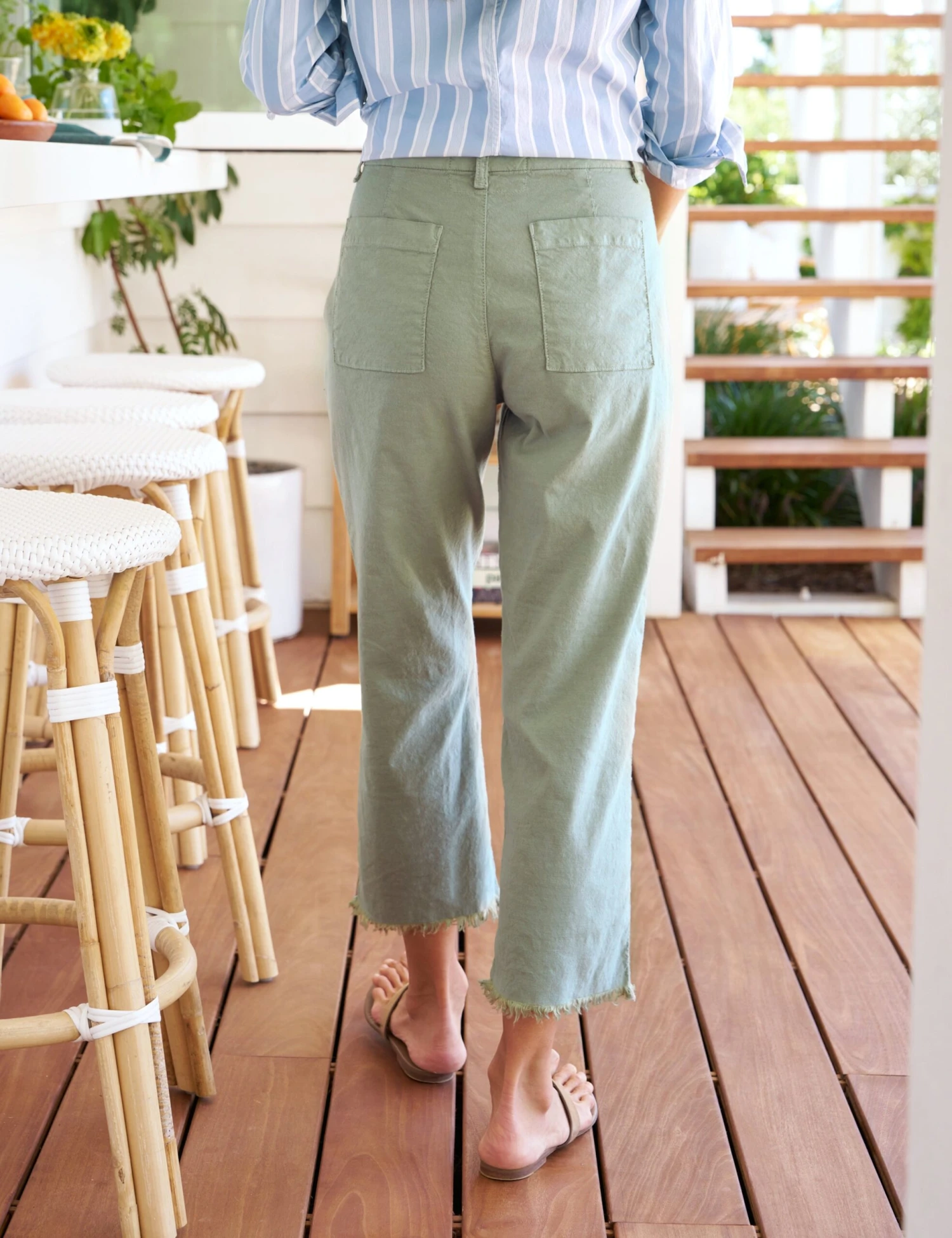 KINSALE Sage, Italian Performance Linen 2 KINSALE Sage, Italian Performance Linen - Image 2