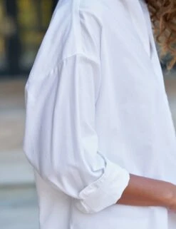 SHIRLEY White, Italian Brushed Oxford 6 SHIRLEY White, Italian Brushed Oxford -Frank And Eileen Shop 60 BLACKROCK CHLK SHIRLEY WOX Paloma 25SP MarchPickup 6003 sRGB