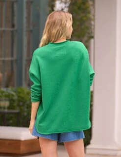 ANNA Kelly Green, Triple Fleece 5 ANNA Kelly Green, Triple Fleece -Frank And Eileen Shop 66 WATERFORD 1968 LAB516NTF KGRN NathalieDarcas 25SP April 4153 sRGB