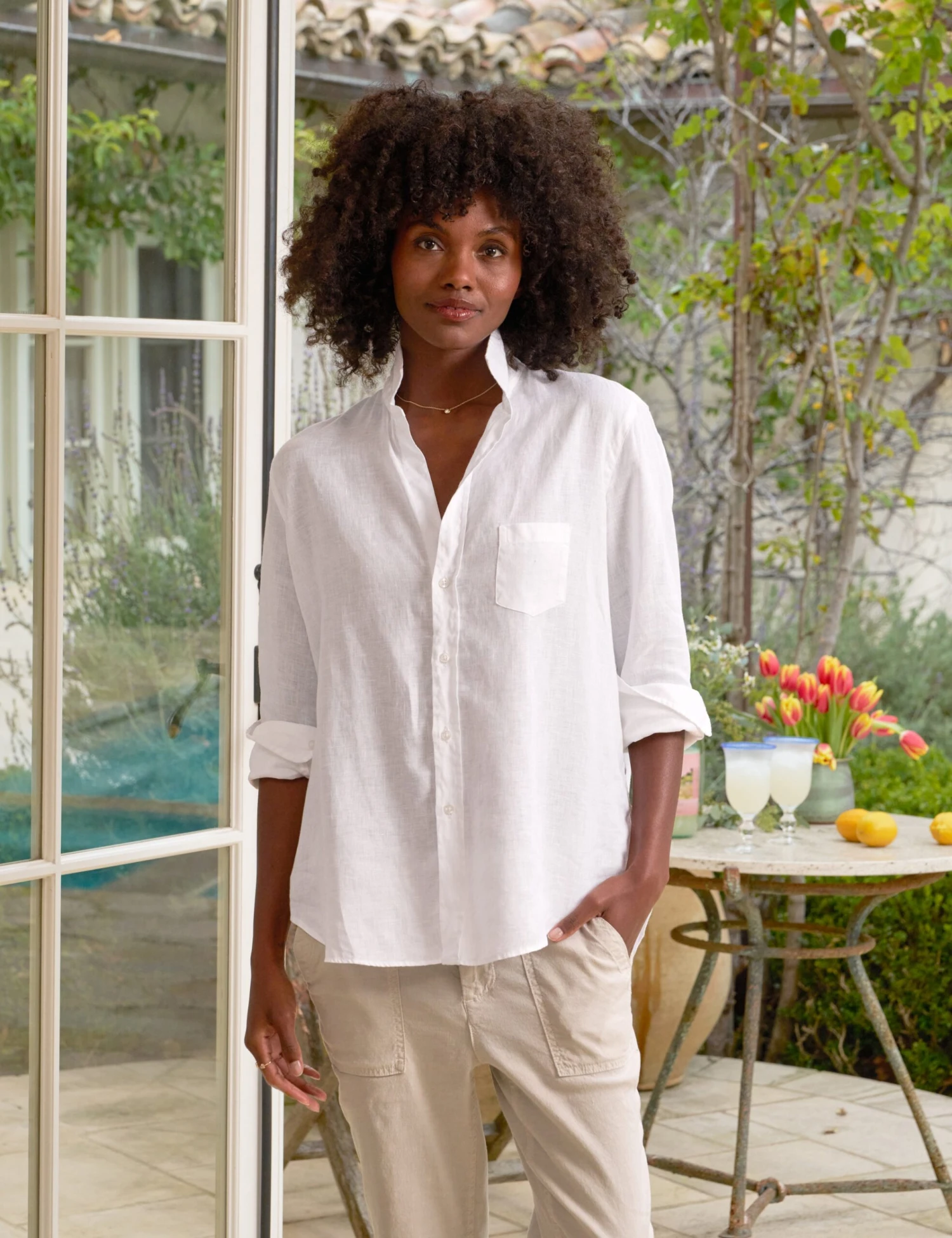 EILEEN White, Classic Linen 4 EILEEN White, Classic Linen - Image 4