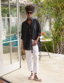 MACKENZIE Black, Organic Voile 6 MACKENZIE Black, Organic Voile -Frank And Eileen Shop 74 MACKENZIE F001 KINSALE WTL Milan Dixon 24SP 7159 sRGB