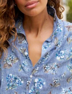 ROSIE Blue Floral, Italian Classic Linen 8 ROSIE Blue Floral, Italian Classic Linen -Frank And Eileen Shop 85 ROSIE BBLL WATERFORD WTL PALOMA SU25 JULY 4952 sRGB