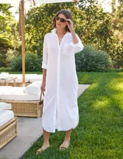 RORY White, Organic Voile -Frank And Eileen Shop 87 RORY F000 Model MicheleOullet 24RE 0030 sRGB