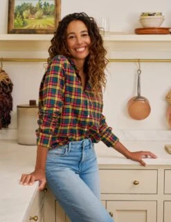 EILEEN Yellow And Red Plaid, Italian Classic Poplin 9 EILEEN Yellow And Red Plaid, Italian Classic Poplin -Frank And Eileen Shop 94 EILEEN YRNP GALWAY 1964 PALOMA SU25 AUGUST 4518 sRGB