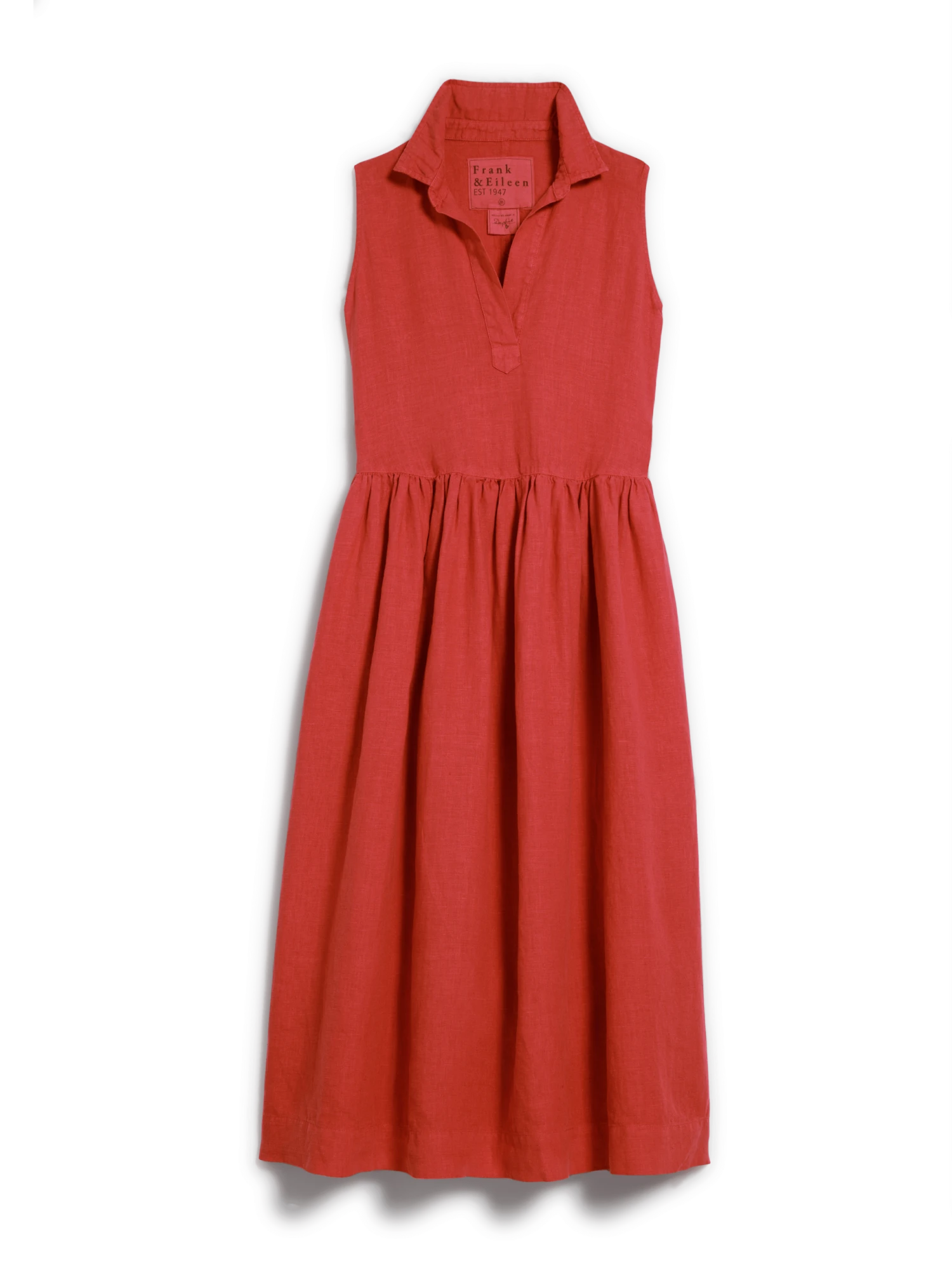 DAPHNE Summer Red, Washed Linen 6 DAPHNE Summer Red, Washed Linen - Image 6