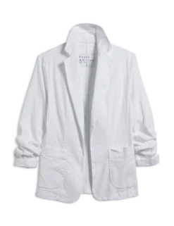 DUBLIN White, Italian Performance Linen 7 DUBLIN White, Italian Performance Linen -Frank And Eileen Shop DUBLIN WTL 1