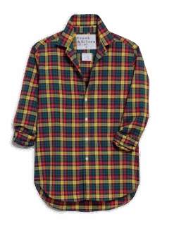 EILEEN Yellow And Red Plaid, Italian Classic Poplin 11 EILEEN Yellow And Red Plaid, Italian Classic Poplin -Frank And Eileen Shop EILEEN YRNP
