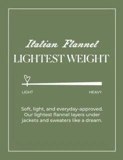 EILEEN Blue And Green With White Plaid, Italian Flannel -Frank And Eileen Shop ItalianFlannelWeightGauge 01 96ea4150 1fc2 4ee3 b32e 5925c414f100 2