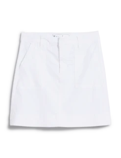JAMESON SKIRT White, Italian Performance Linen -Frank And Eileen Shop JAMESONSK WTL front