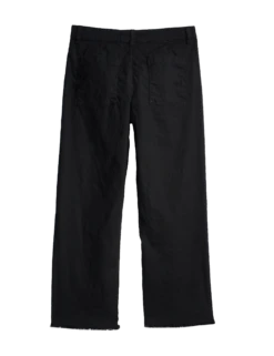 KINSALE Black, Italian Performance Linen -Frank And Eileen Shop KINSALE BKL 01