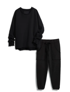 SYDNEY TRAVEL SET Black -Frank And Eileen Shop LABSET03 BLK 1