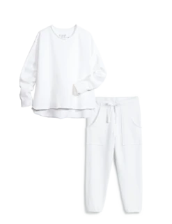 SYDNEY TRAVEL SET White 7 SYDNEY TRAVEL SET White -Frank And Eileen Shop LABSET03 WHT 1