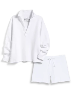NANTUCKET TRAVEL SET White 11 NANTUCKET TRAVEL SET White -Frank And Eileen Shop LABSET08 WHT