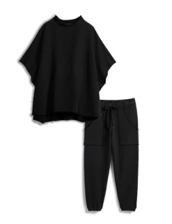 MONTAUK TRAVEL SET Black -Frank And Eileen Shop LABSET11 BLK 1