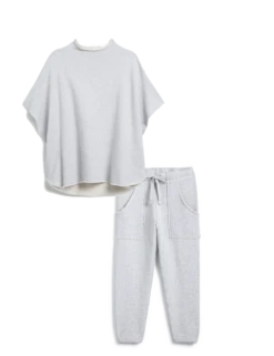 MONTAUK TRAVEL SET Gray Melange 7 MONTAUK TRAVEL SET Gray Melange -Frank And Eileen Shop LABSET11 GRYM 1