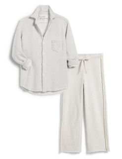 ROME TRAVEL SET Heather White Melange -Frank And Eileen Shop LABSET21 HTWM