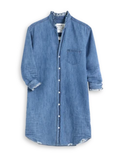 MARY RUFFLE Vintage Stonewashed Indigo, Famous Denim -Frank And Eileen Shop RUFFLEMARY VWD 25SP April 01 2