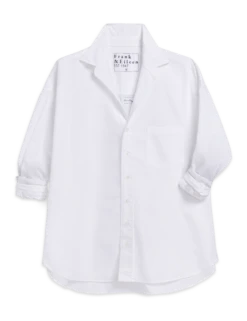 SHIRLEY White, Italian Brushed Oxford 7 SHIRLEY White, Italian Brushed Oxford -Frank And Eileen Shop SHIRLEY WOX 25SP March 01