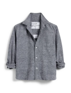 SILVIO Heather Black, Flannel 7 SILVIO Heather Black, Flannel -Frank And Eileen Shop SILVIO HRGF